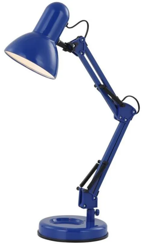 Globo 24883 stolná lampa Famous 1x40W | E27 - vypínač na tele, nastaviteľné, modrá