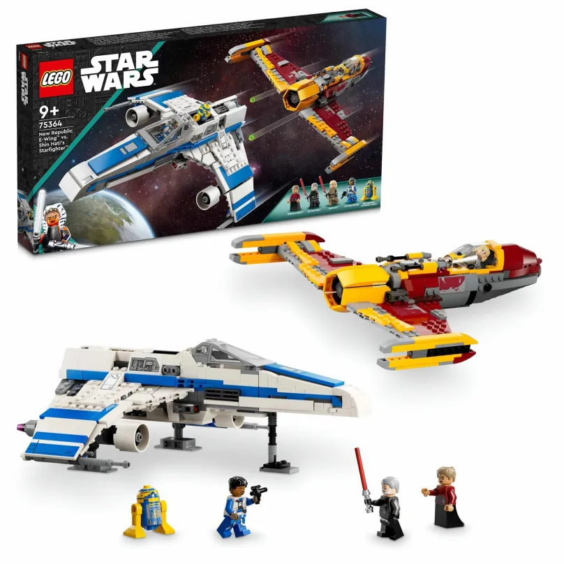 LEGO stavebnica LEGO® Star Wars™ 75364 Stíhačka E-wing™ Novej republiky vs. stíhačka Shin Hati