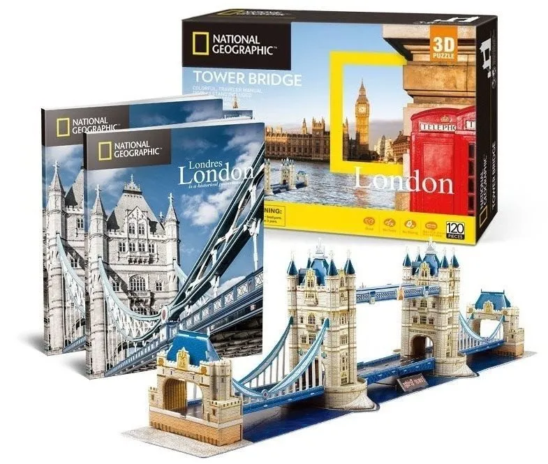 3D puzzle 3D puzzle National Geographic: Tower Bridge 120 dielikov