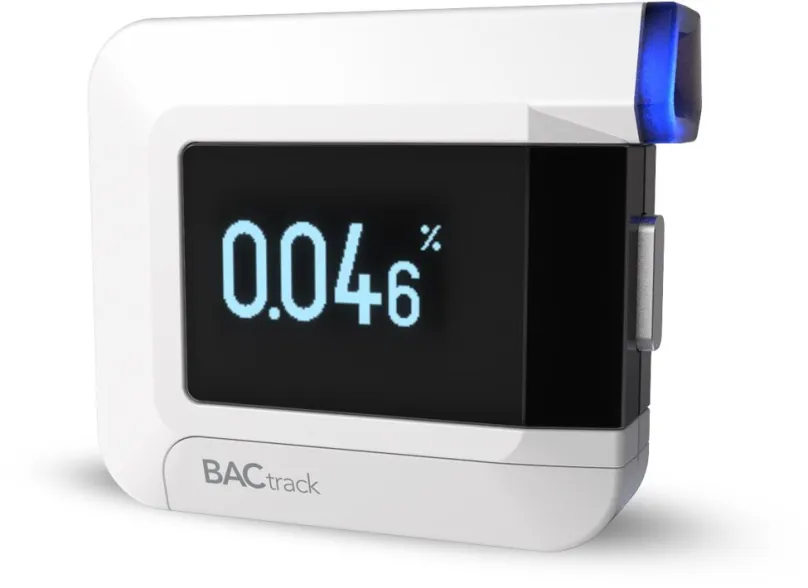 Alkohol tester BACtrack C8, s elektrochemickým senzorom, rozsah merania 0-4‰, presnosť 0,0