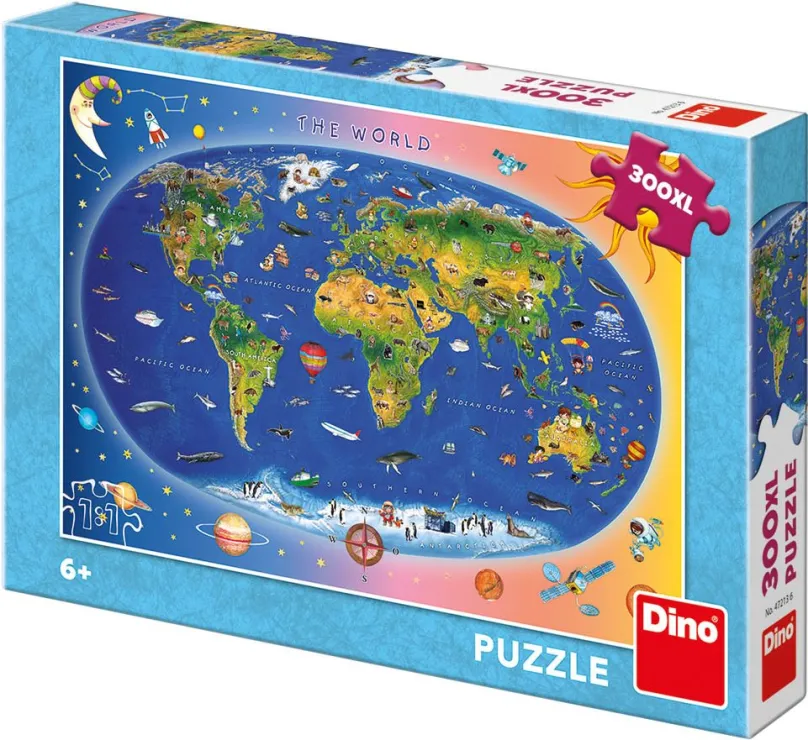 Puzzle Detská mapa