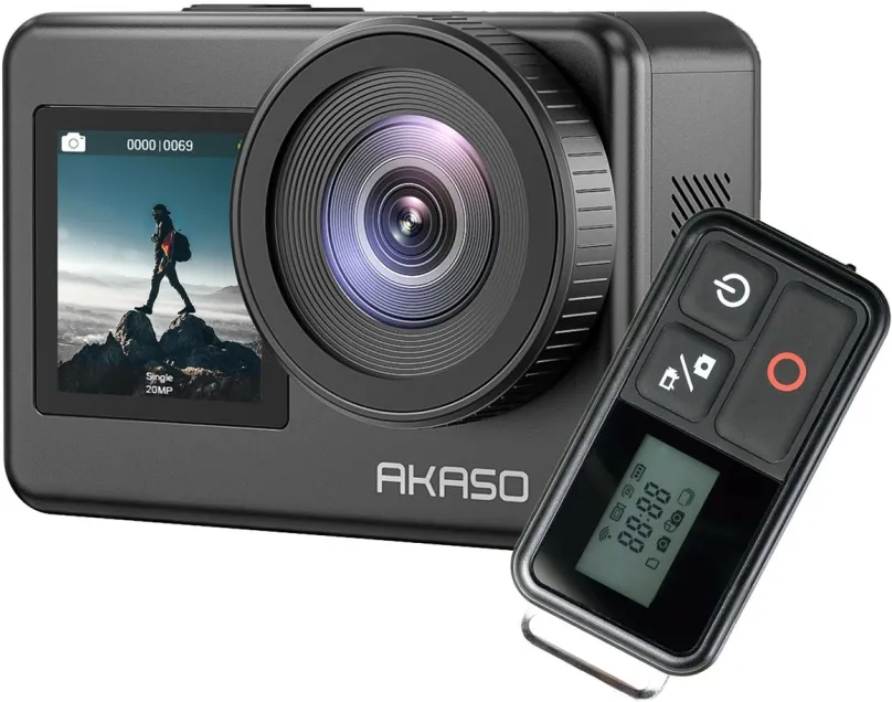 Outdoorová kamera Akaso Brave 7, video 4K/30fps, fotoaparát 20 Mpx, bezdrôtové diaľkové ov