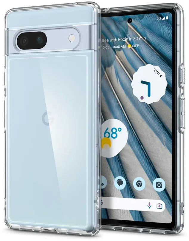 Kryt na mobil Spigen Ultra Hybrid Clear Google Pixel 7a, pre Google Pixel 7a 5G, materiál