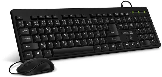 Set klávesnice a myši CONNECT IT CKM-4000-SK čierna - CZ / SK