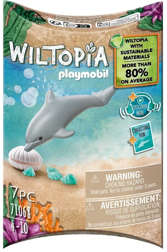 Figúrky Playmobil 71068 Mláďa delfína