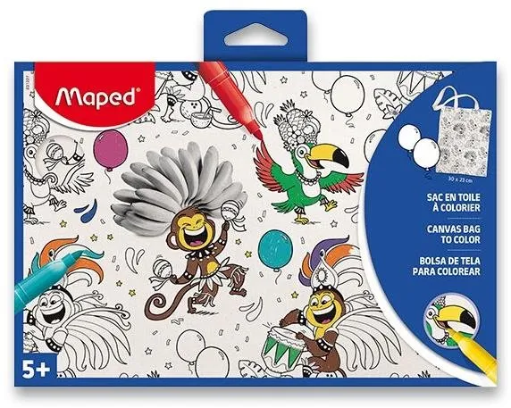 Kreatívna sada MAPED plátená taška na vymaľovanie
