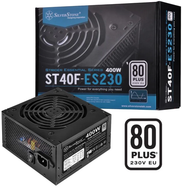Počítačový zdroj SilverStone Strider Essential 80 Plus ST40F-ES230 400 W, 400 W, ATX, 80 P