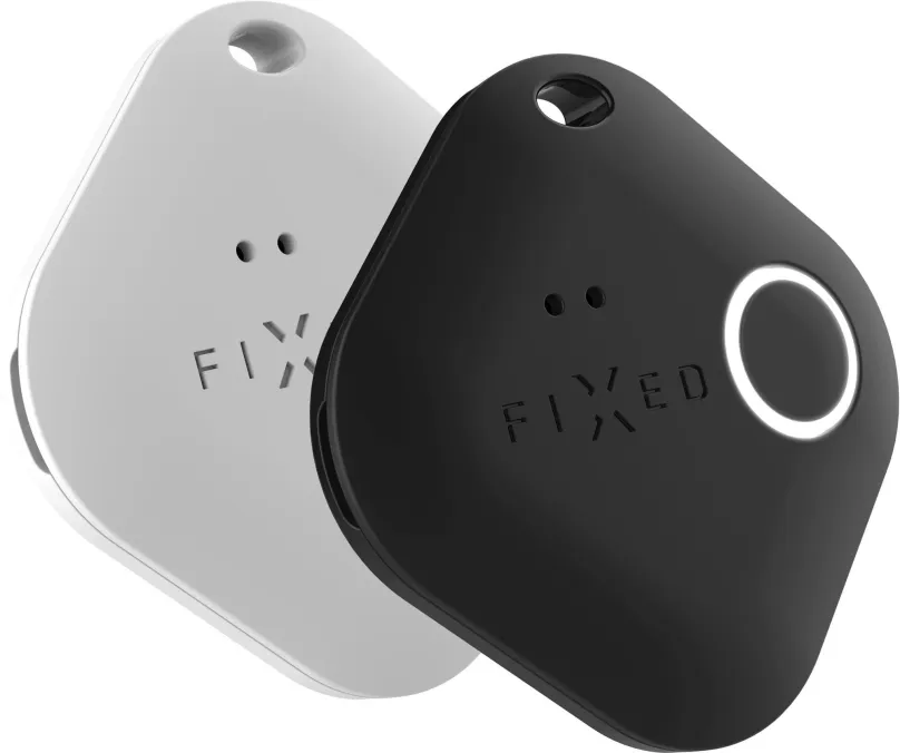 Bluetooth lokalizačný čip FIXED Smile PRO Duo Pack - čierny + biely
