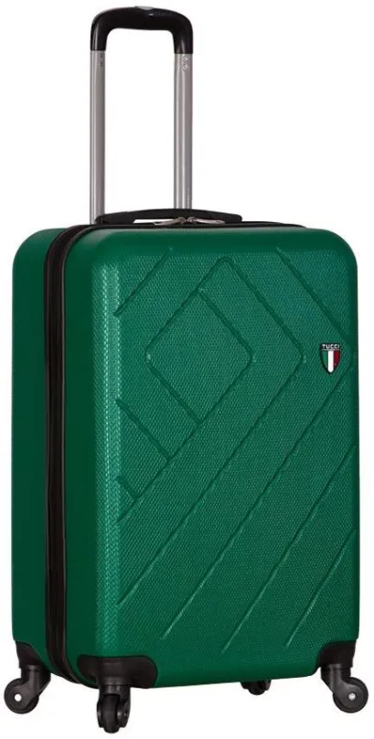 Cestovný kufor TUCCI T-0108 S, zelená