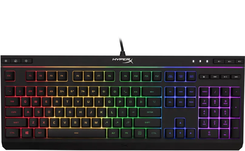 Herná klávesnica HyperX Alloy Core RGB - Membrane Gaming Keyboard - US