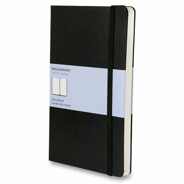 Zápisník MOLESKINE Sketchbook L, tvrdé dosky, čierny