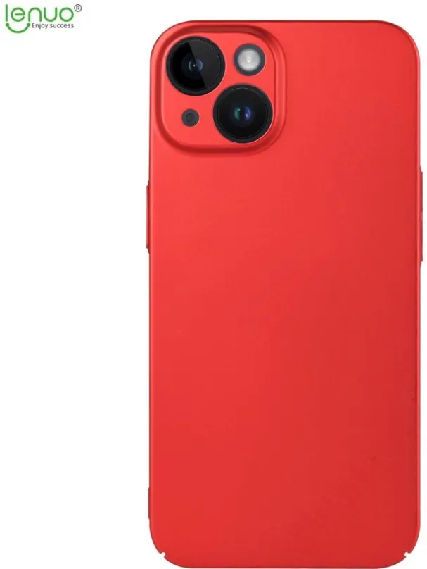 Kryt na mobil Lenuo Leshield obal pre iPhone 14 Plus, červená