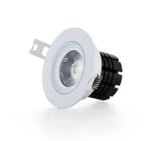 Podhľadové stmievateľné LED svietidlo MINALOX MNLX LED Downlight RGBW 8W 24V 38 °, RGB + W 2700K, biele