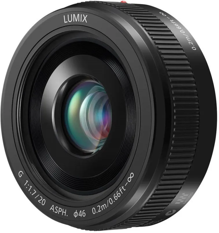 Objektív Panasonic Lumix G 20mm f / 1.7 čierny