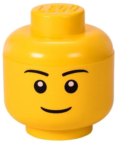 Úložný box LEGO úložná hlava (veľkosť S) - chlapec