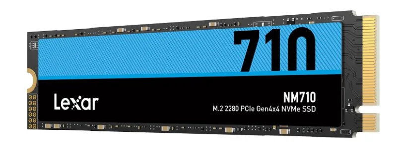 Lexar SSD NM710 PCle Gen4 M.2 NVMe - 2TB (čítanie/zápis: 4850/4500MB/s)