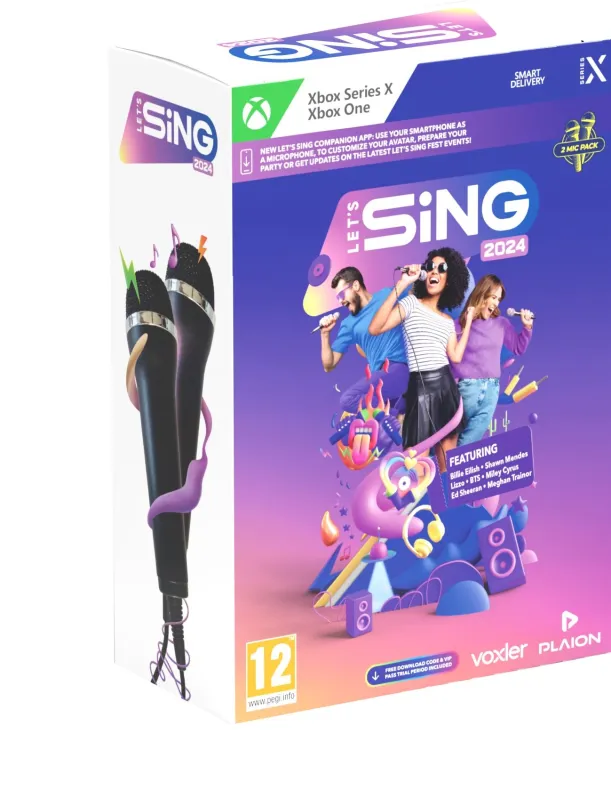 Hra na konzole Lets Sing 2024 + 2 microphones - Xbox