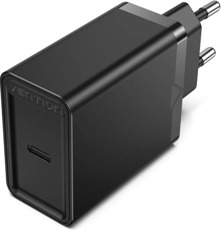 Nabíjačka do siete Vention 1-port USB-C Wall Charger (30W) Black