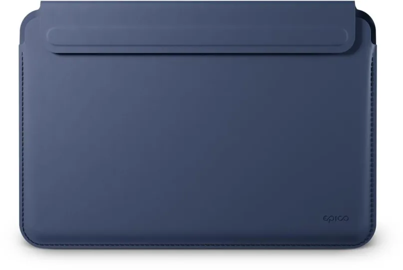 Púzdro na notebook Epico Kožený obal pre MacBook Air/Pro 13,3" - tmavomodrý
