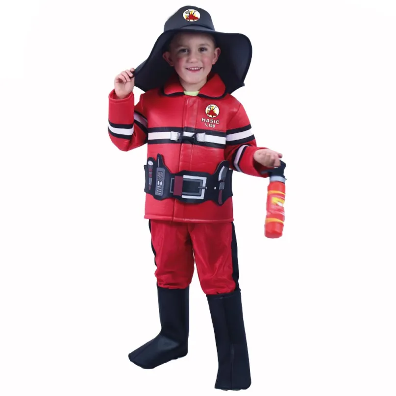 Kostým Rappa detský kostým hasič (S)