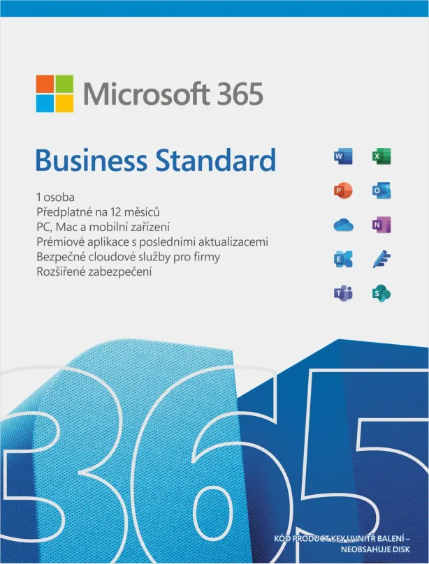 Kancelársky softvér Microsoft 365 Business Standard (elektronická licencia)