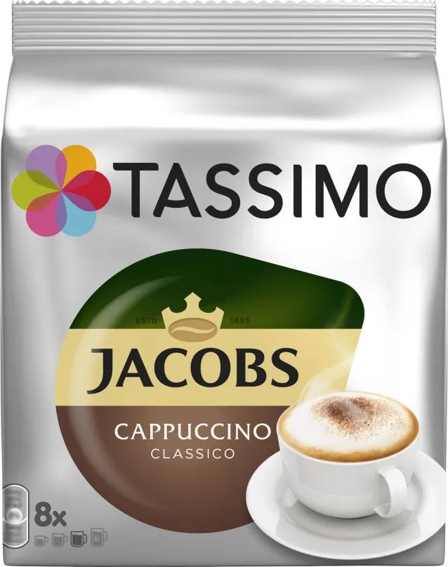 Kávové kapsule TASSIMO kapsule Jacobs 8 nápojov