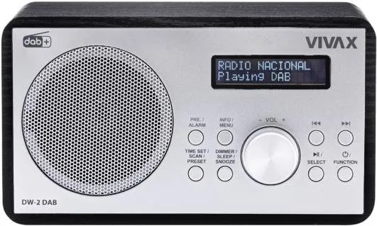 Rádio VIVAX DW-2 DAB Black