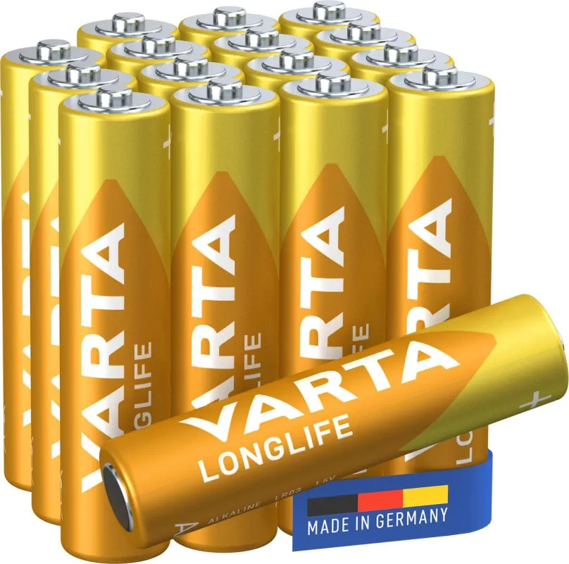 Jednorazová batéria VARTA alkalická batéria Longlife AAA 16ks