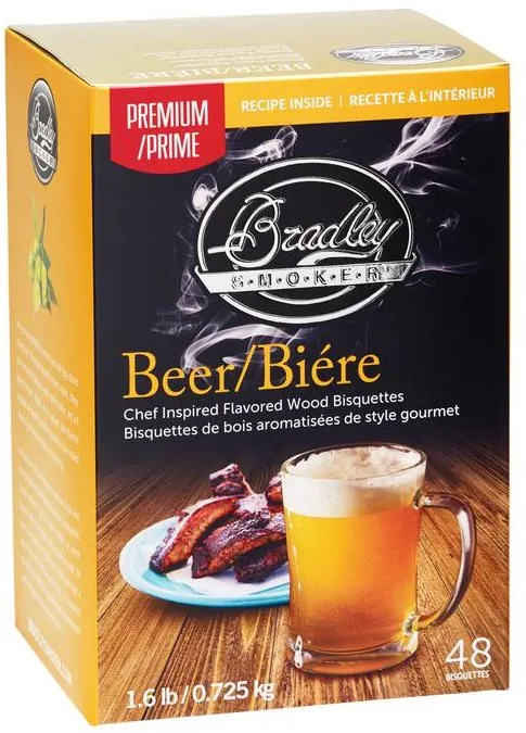 Grilovacie brikety Bradley Smoker - Brikety Premium Beer 48ks