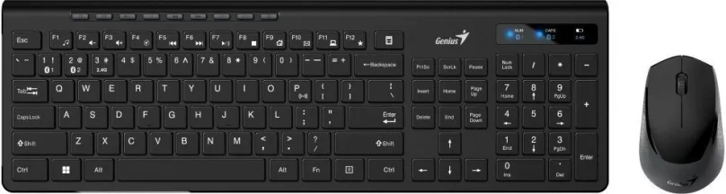 Set klávesnice a myši Genius SlimStar 8230 čierna - CZ/SK