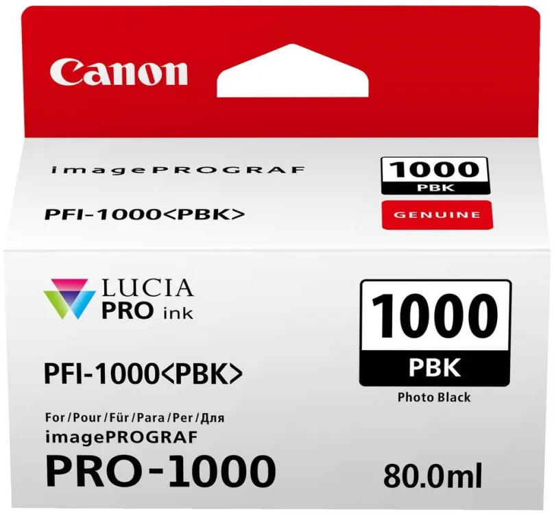 Cartridge Canon PFI-1000PBK čierna