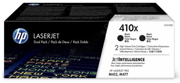 Toner HP CF410XD č. 410X Dual Pack čierny 2ks originálny