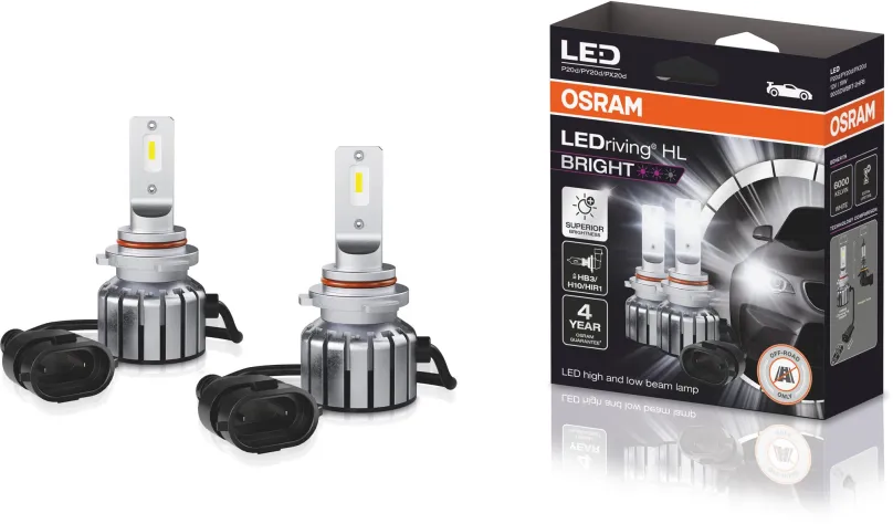 LED autožiarovka OSRAM LEDriving HL BRIGHT +300% "HB3//H10/HIR1" 12V