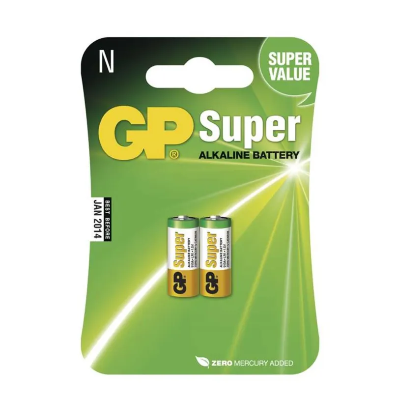 Batéria alkalická, 910A, LR1, 1.5V, GP, blister, 2-pack, SUPER