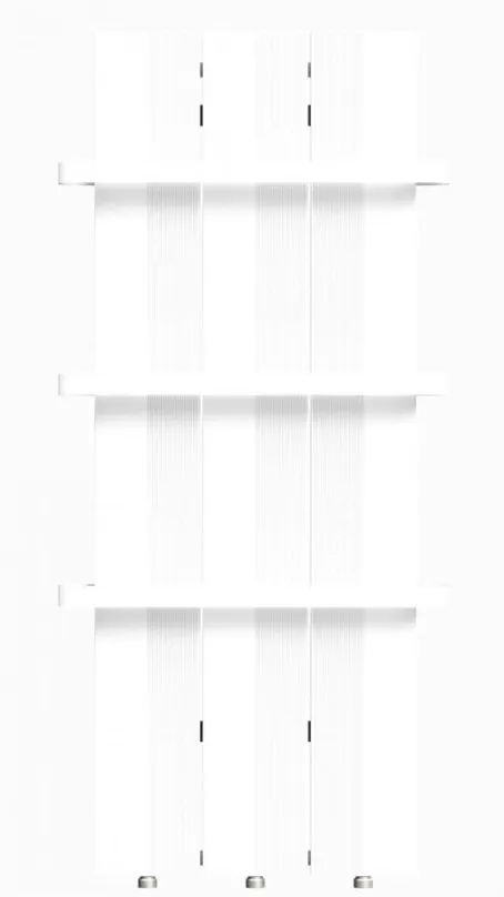 Elektrický radiátor Teplovodný hliníkový radiátor FINESA, FN3-120M, 1200*558, 900W, biely