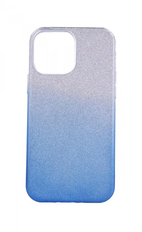 Kryt na mobil TopQ iPhone 13 Pro Max glitter strieborno-modrý 64839