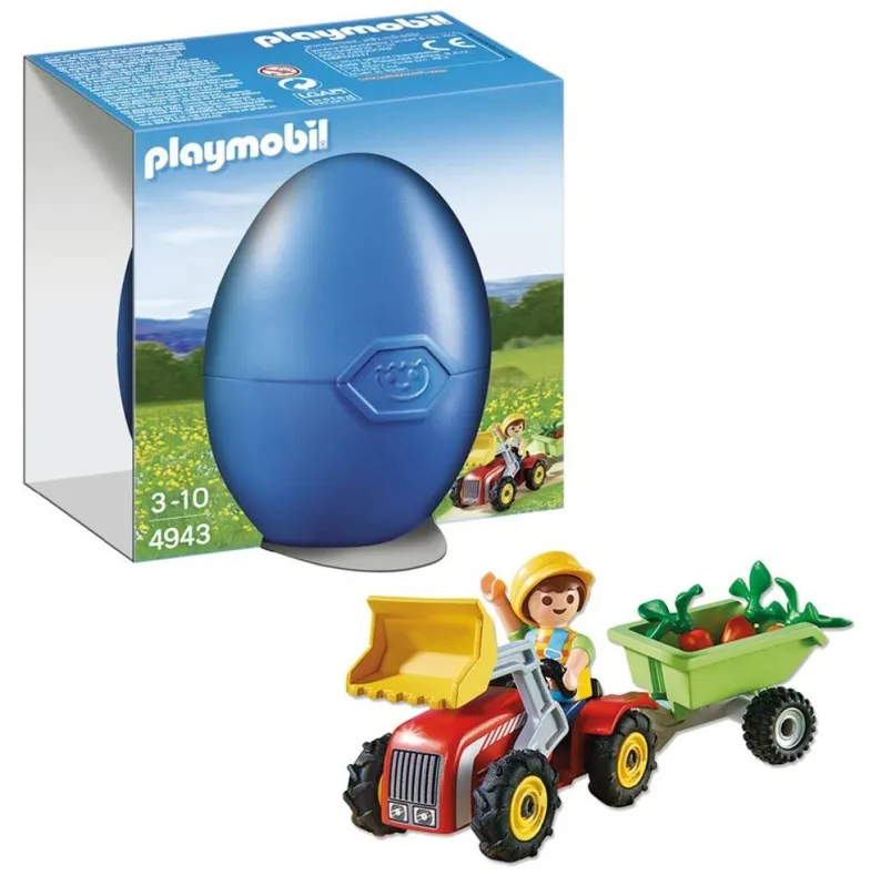 Figúrky Chlapec s detským traktorom