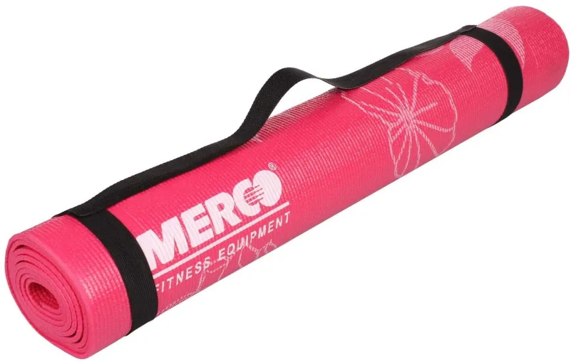 Podložka na cvičenie Merco Print PVC 4 Mat ružová