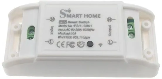 WiFi spínač iQtech SmartLife SB001, WiFi relé, pre osvetlenie a ovládanie domácnosti, prip