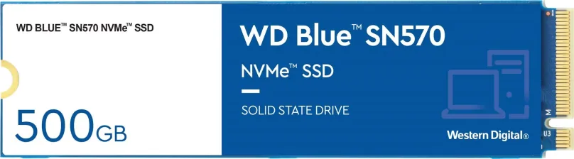 SSD disk WD Blue SN570 500GB, M.2 (PCIe 3.0 4x NVMe), TLC (Triple-Level Cell), rýchlosť čí