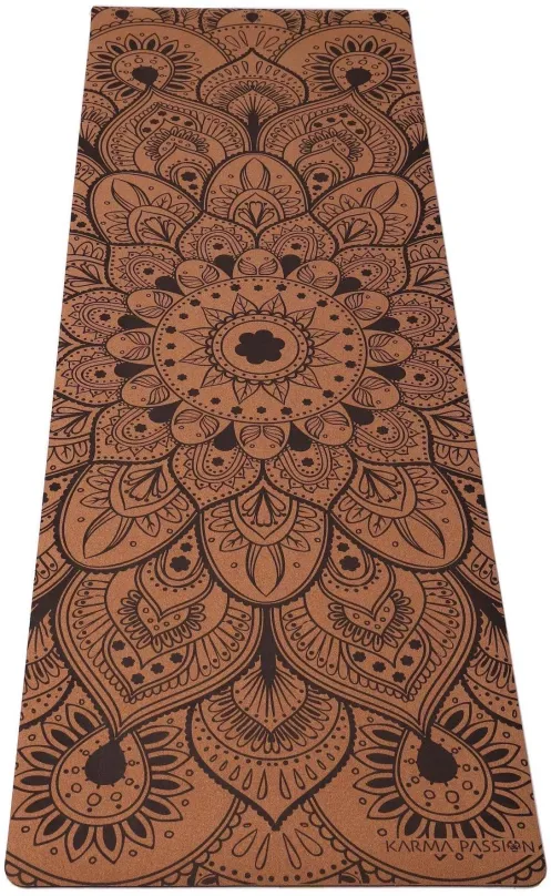 Jogamatka Cork Yoga Mat Mandala Boho 4mm