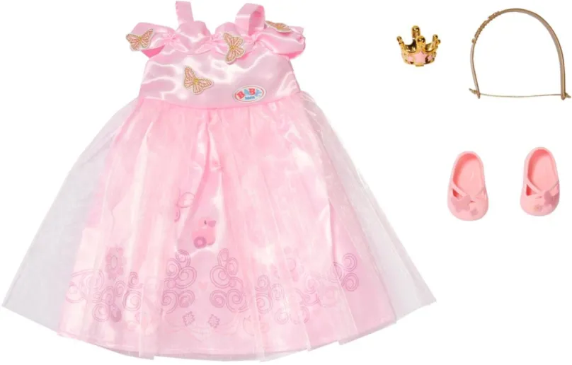 Oblečenie pre bábiky BABY born Súprava princezná Deluxe, 43 cm