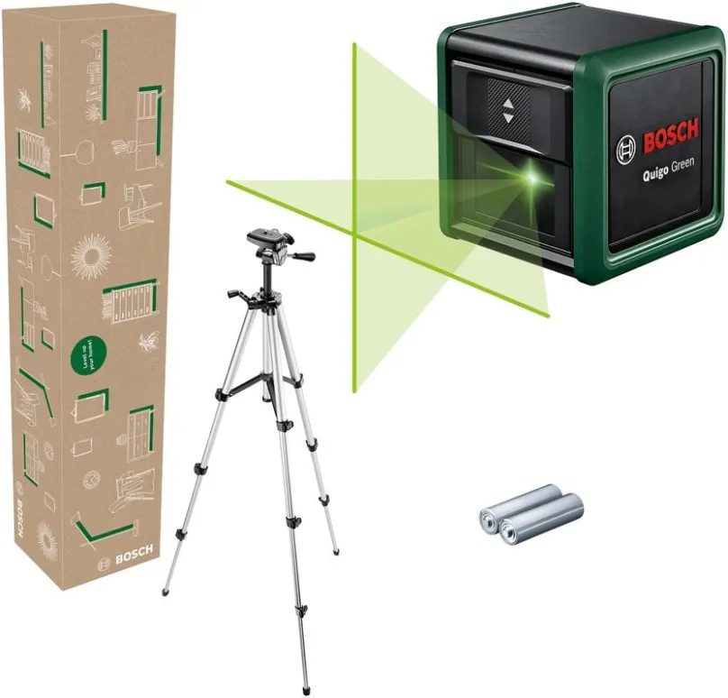 Krížový laser Bosch Krížový laser Quigo Green set, 0.603.663.CZ1