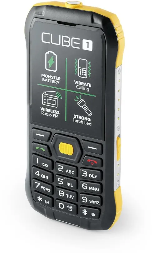 Mobilný telefón CUBE1 X200 žltá
