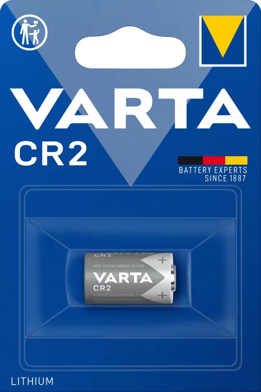 Batéria pre fotoaparát VARTA špeciálna lítiová batéria Photo Lithium CR2 1ks