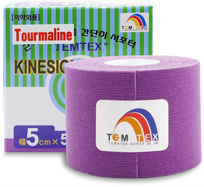 Tejp TEMTEX tape Tourmaline fialový 5 cm
