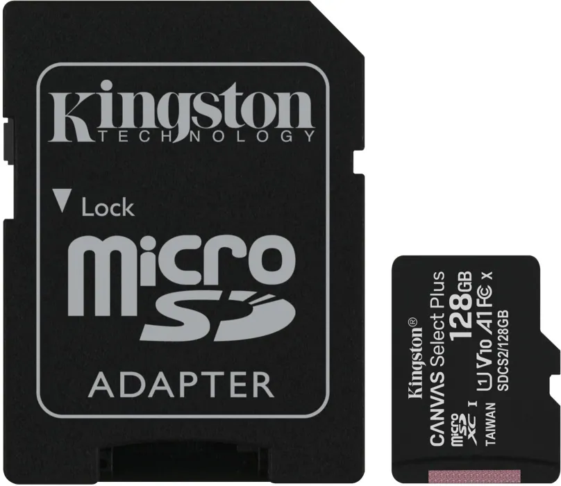 Pamäťová karta Kingston MicroSDHC Canvas Select Plus + SD adaptér