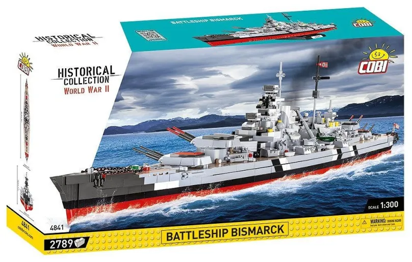 Cobi 4841 Nemecká bojová loď Bismarck