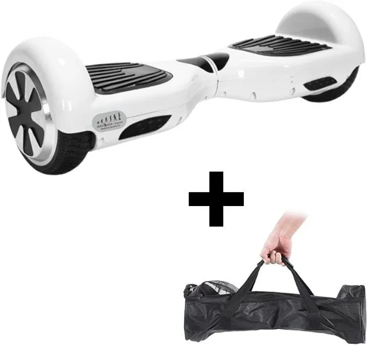 Hoverboard Kolonožka Premium white, maximálna rýchlosť 12 km/h, dojazd až 20 km, nosnosť 1