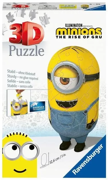 3D puzzle Ravensburger 3D puzzle 111992 Mimoni 2 postavička - Jeans 54 dielikov